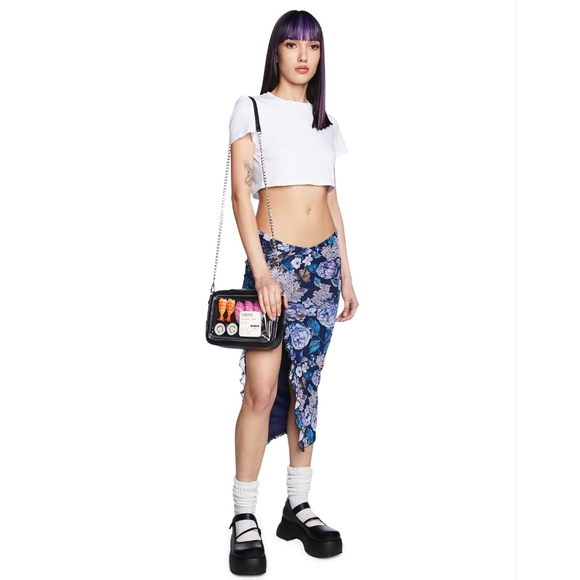 [SOLD] Dolls Kill Current Mood Freak Roll Sushi Combo Crossbody Purse - Picture 5 of 11